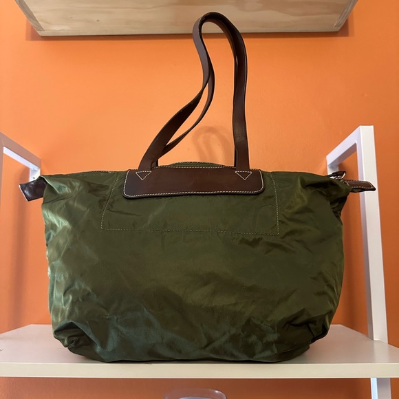 DOONEY & BOURKE Nylon Hunter Green Tote (EUC) - Picture 6 of 6